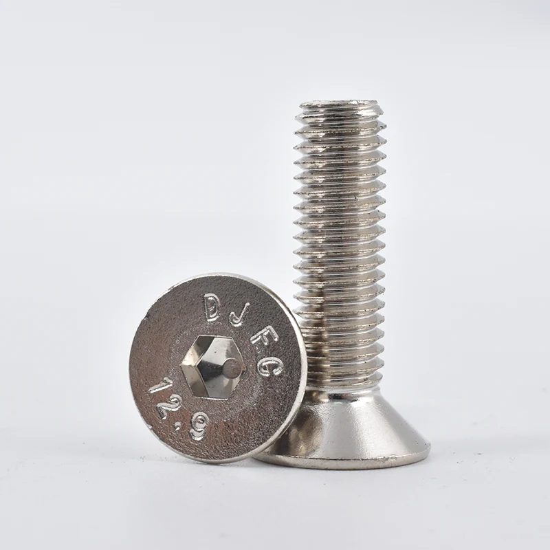 Nikkeldatud Hex Socket süvistatud peaga kruvid